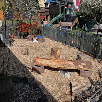Begehbares Gehege